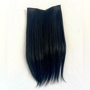 4 piece black  hair extensions